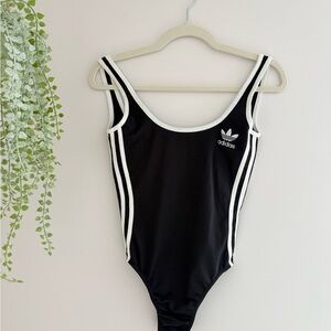Adidas Bodysuit / Kids Black One Piece Swimsuit
